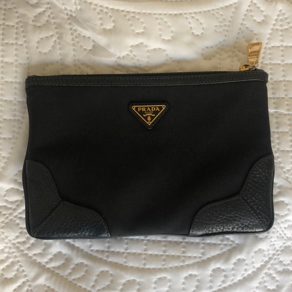 Prada Fabric Clutch Pouch